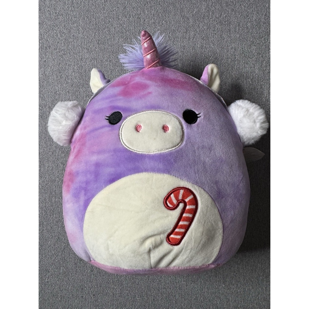 Original Squishmallows 2021 Lola The Skiing Holiday Unicorn